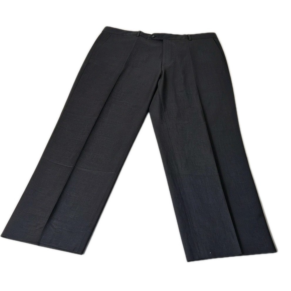 Brooks Brothers Pants Mens Size 40x28 Black 100% Wool 1818 Traditional